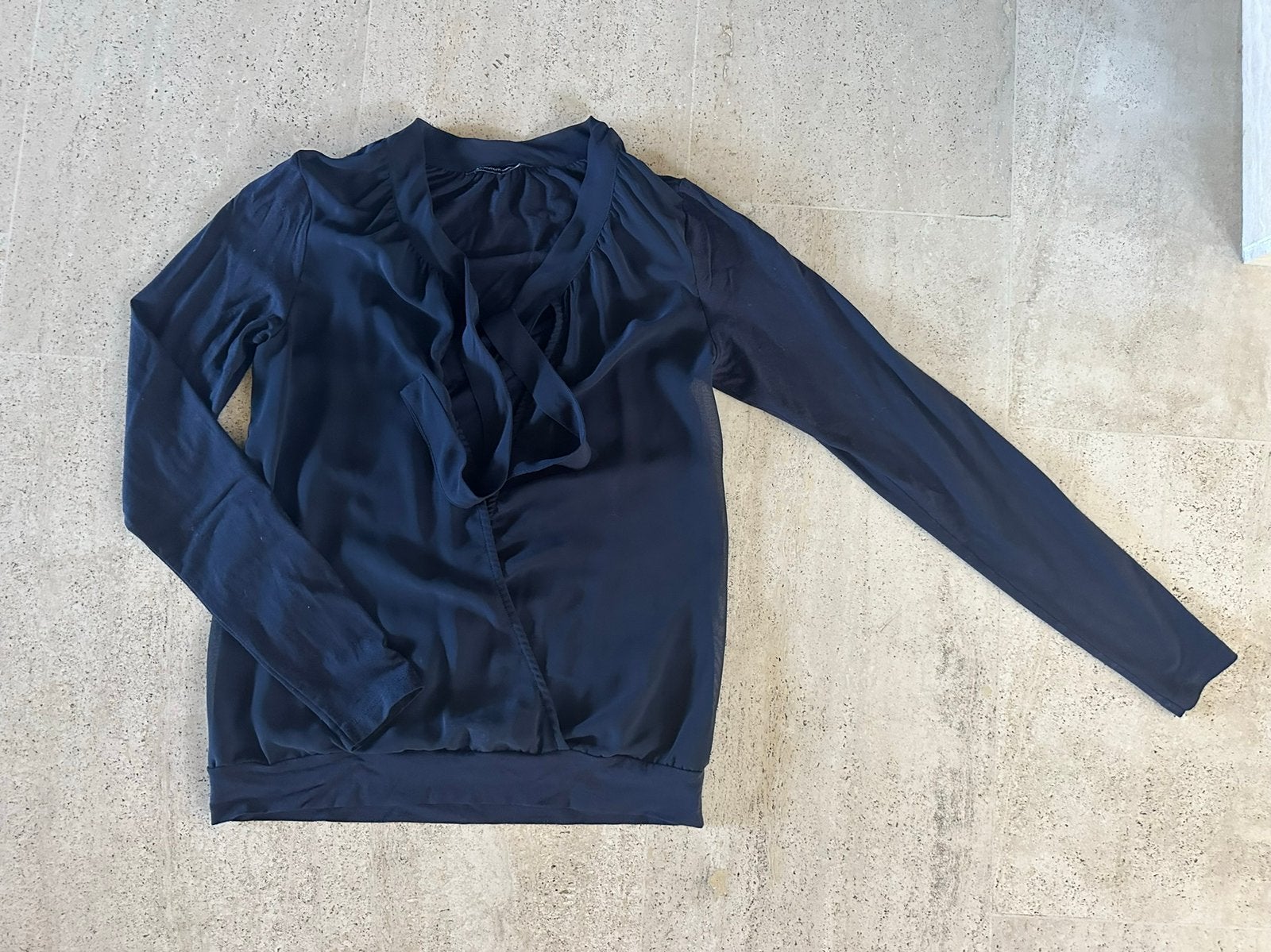 Summum woman blouse donkerblauw maat S, Blauw, Blouse of Tuniek, Ophalen of Verzenden, Zo goed als nieuw