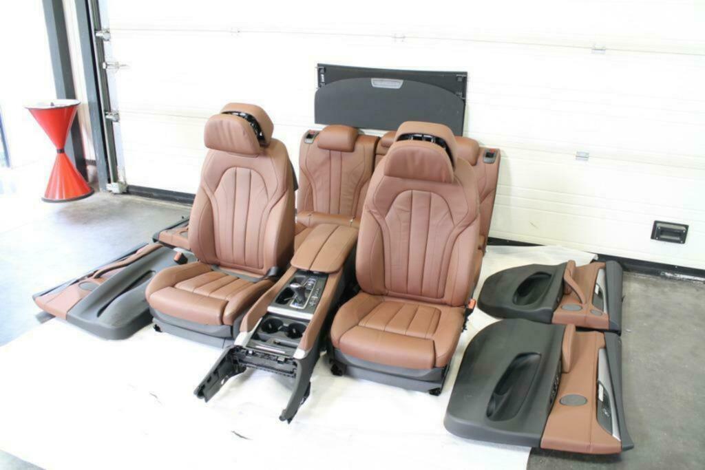 Interieur set bruin leder bmw x6 f16 (2014-heden)