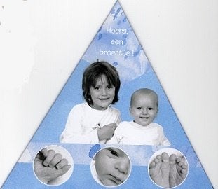 Remo, Ophalen of Verzenden, 2000 tot heden, Geboortekaartje