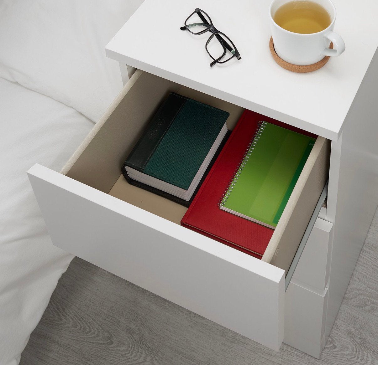 Ikea Malm ladekast, 3 lades, wit, 40x78cm <NIEUW in doos>., Ophalen, Nieuw