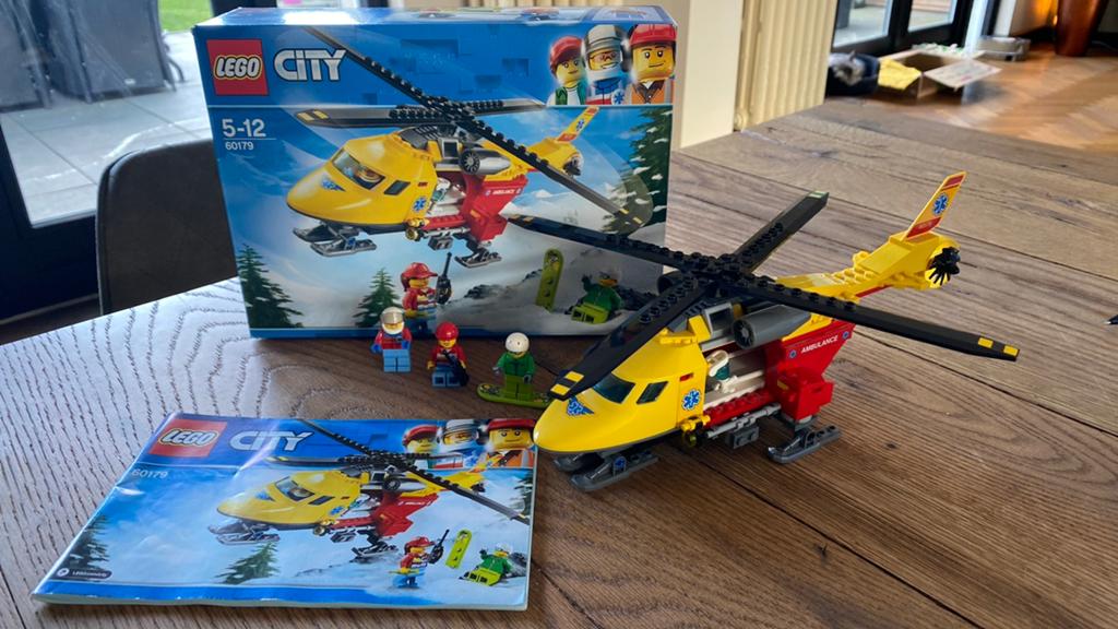 Lego city 60179. Ambulance helicopter.Geheel compl incl doos, City, Lego, Ophalen of Verzenden, Zo goed als nieuw