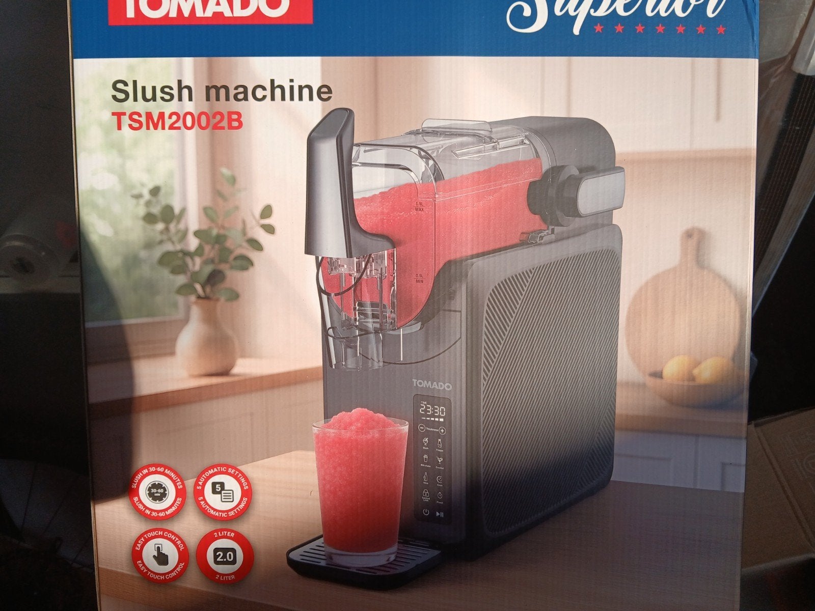 TOMADO TSM2002B Slush Machine - Nieuw in doos!, Ophalen of Verzenden, Nieuw