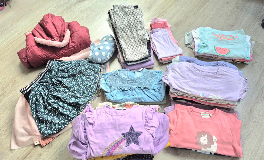 Pakket meisjeskleding, maat 110/116, Kinderen en Baby's, Kinderkleding | Maat 110, Ophalen of Verzenden, Zo goed als nieuw, Meisje