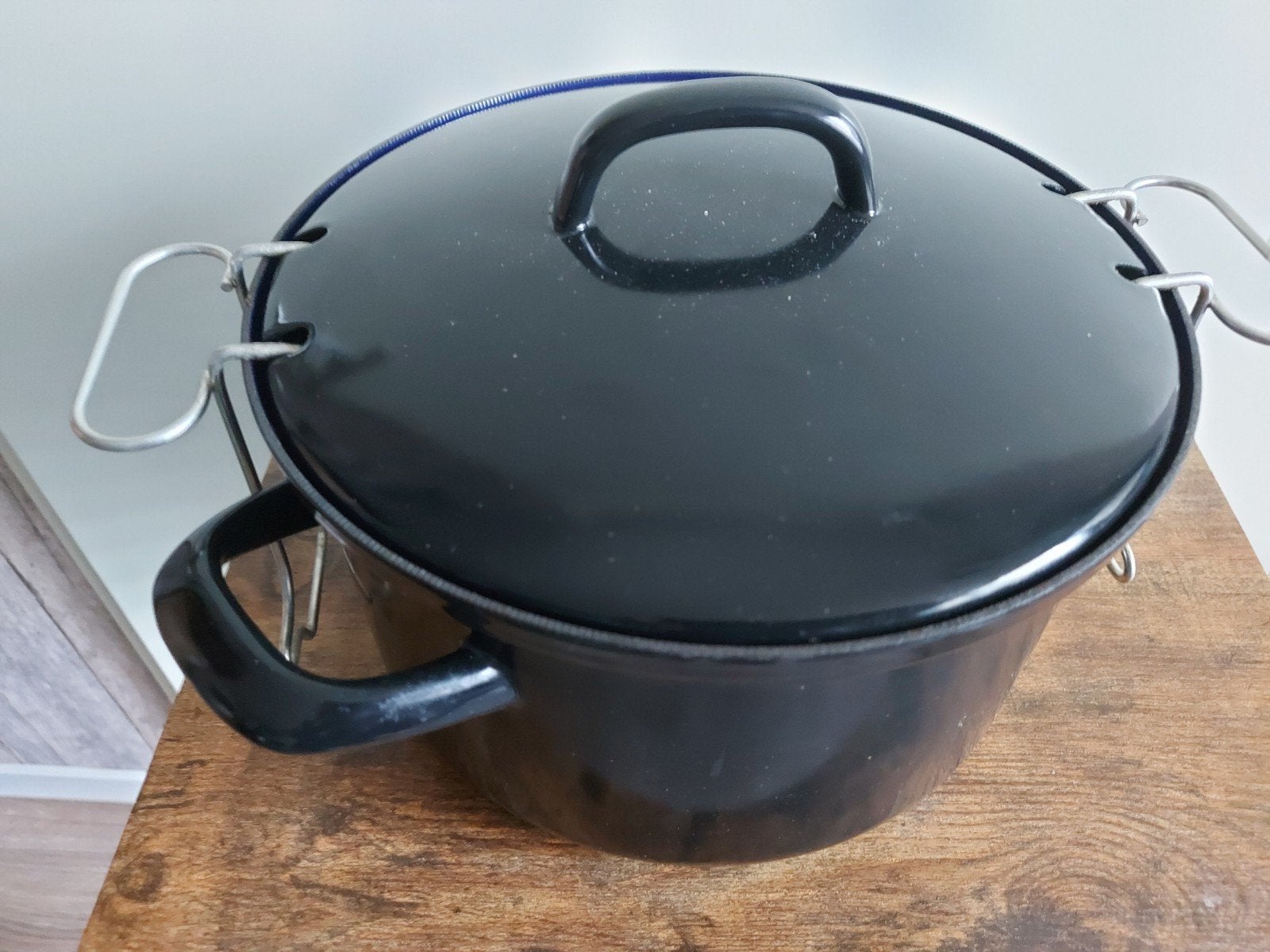 BK Frituurpan met deksel en thermometer, Frituurpan, Met deksel, Ophalen of Verzenden, Zo goed als nieuw