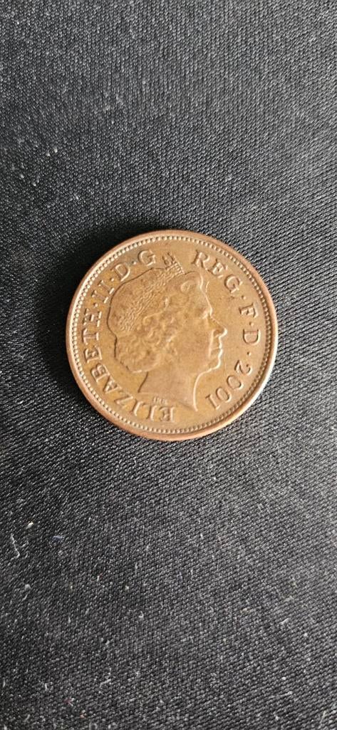 Britse 2 Pence munt 2001 - Koningin Elizabeth II, Ophalen of Verzenden