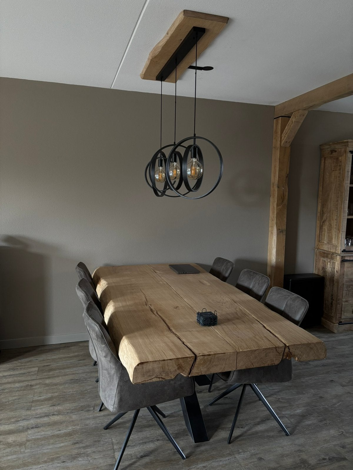 Eiken tafel, Huis en Inrichting, Tafels | Eettafels, Ophalen, Nieuw