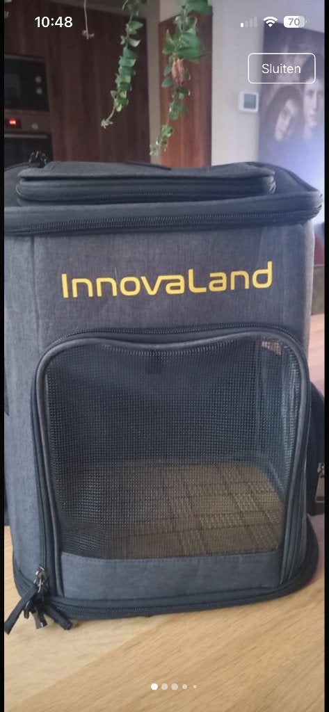 Innovaland Hondenrugzak kattenrugzak, Overige merken, Ophalen of Verzenden, Zo goed als nieuw, Draagtas/-zak