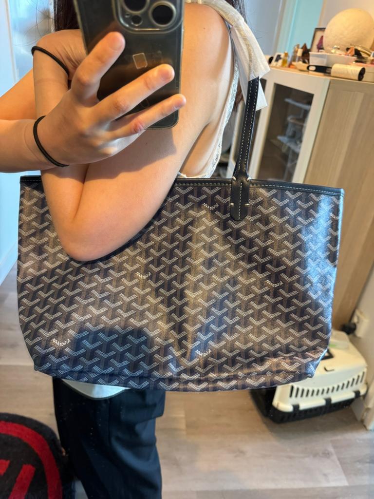 Goyard Bag Navy Blue Medium Canvas Tote Bag, Sieraden, Tassen en Uiterlijk, Tassen | Damestassen, Ophalen of Verzenden, Nieuw