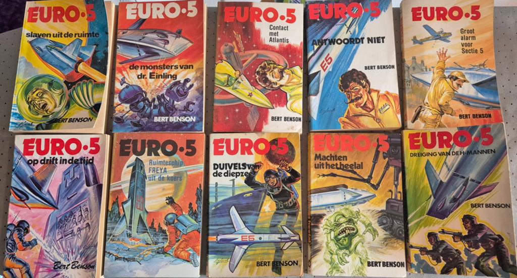 Euro.5 Bert Benson boekjes, Boeken, Ophalen, Gelezen