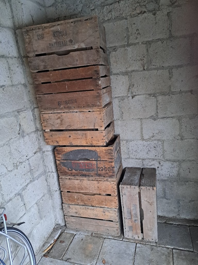 Houten fruit kisten, Ophalen, Gebruikt, 50 tot 100 cm, Minder dan 50 cm