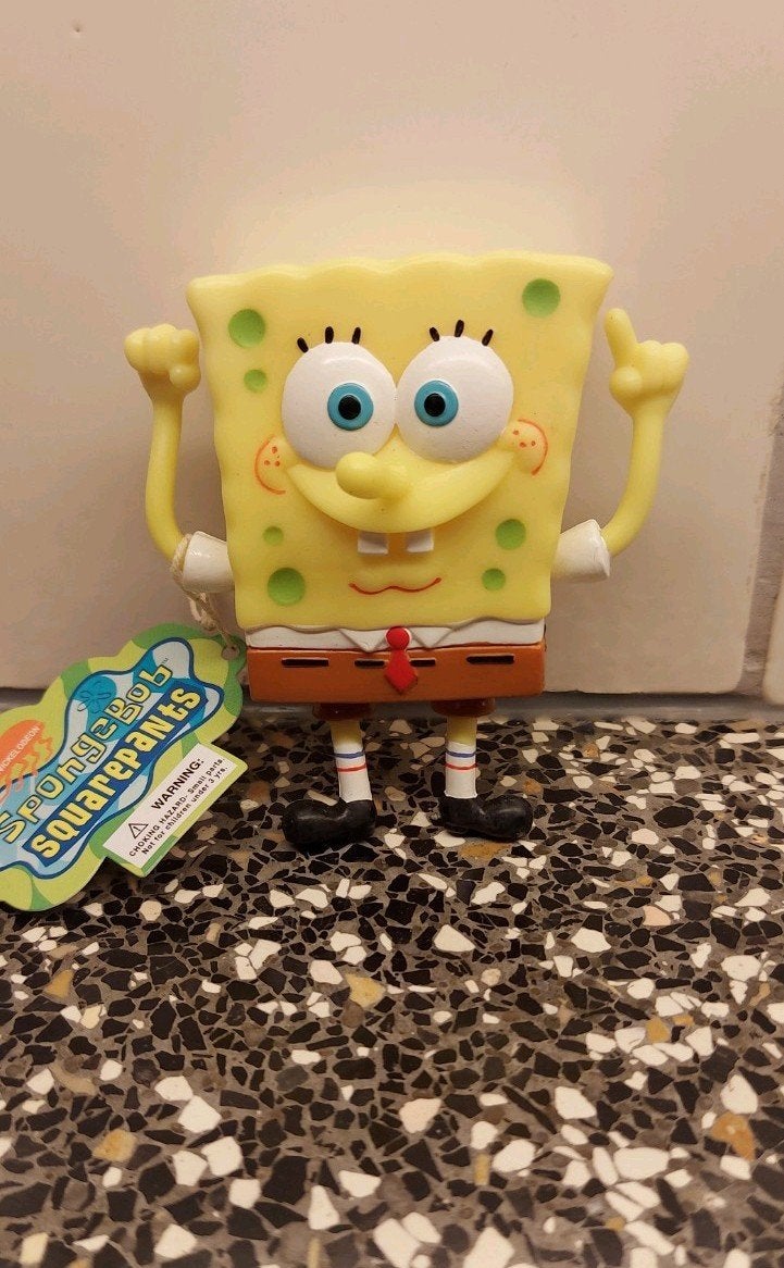 Nog Nieuw! Vintage Spongebob verzamelfiguur, Verzamelen, Ophalen of Verzenden, Nieuw