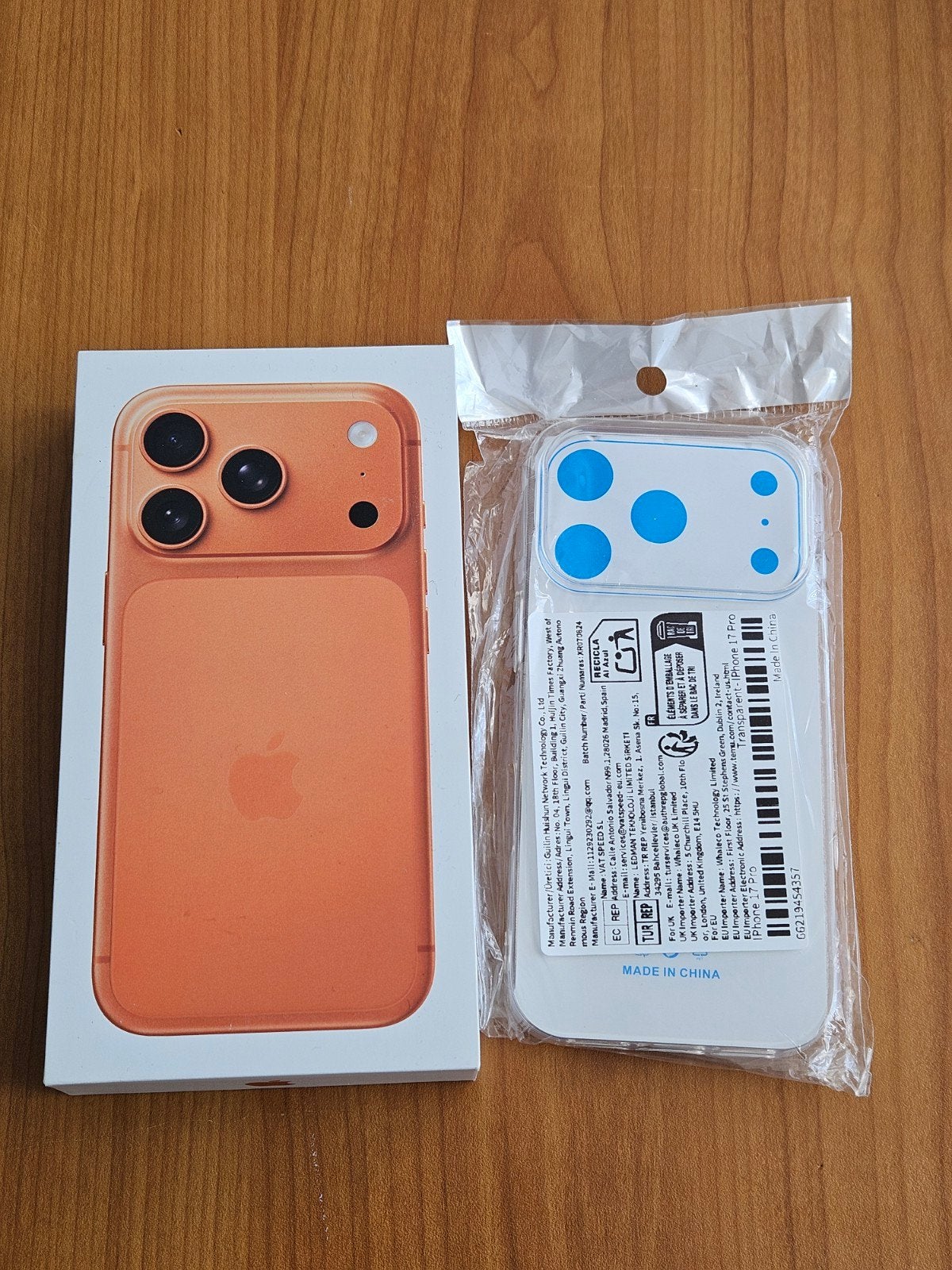 İPhone 17 Pro 256Gb cosmic oranje Nieuw verzegeld & Factuur, Nieuw, Zonder simlock, Zonder abonnement, Goud