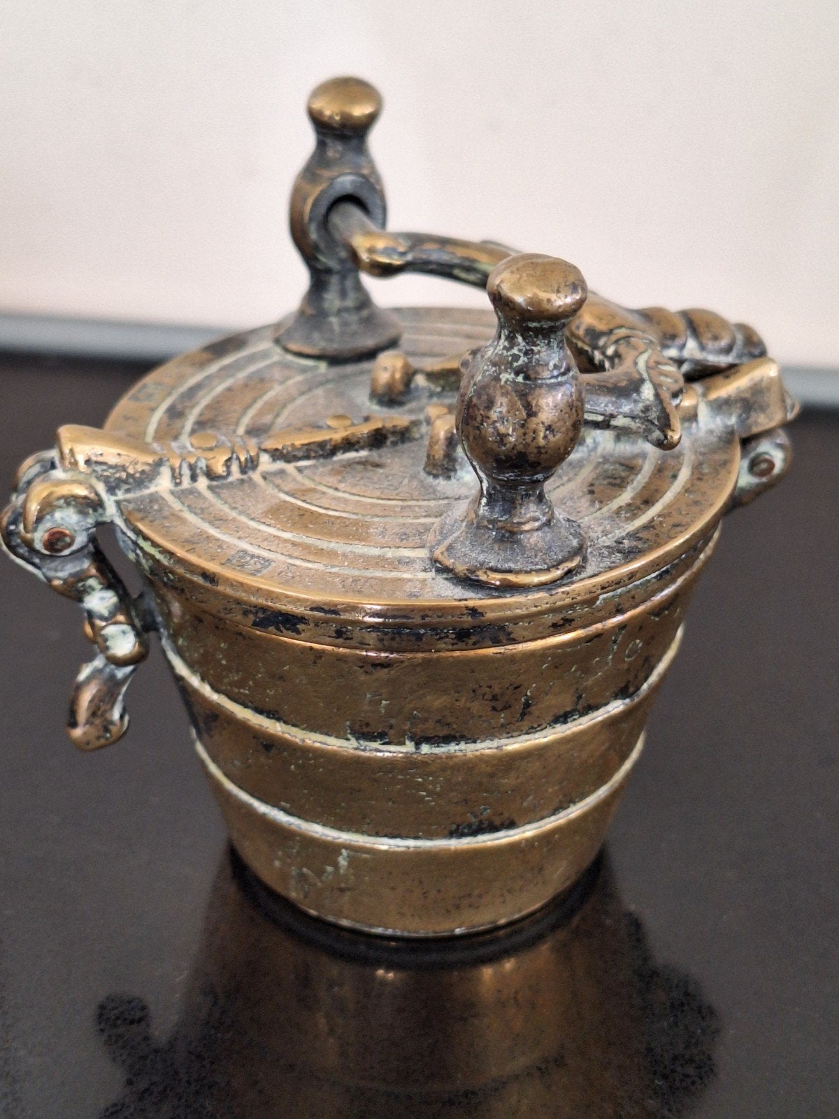 Prachtige bronzen sluitgewicht, Antiek en Kunst, Antiek | Koper en Brons, Ophalen of Verzenden