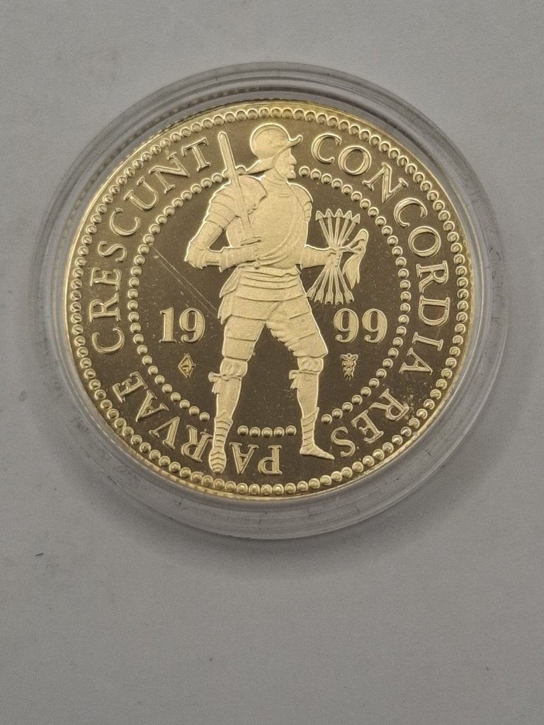 Dubbele Gouden Dukaat 1999 – Proof/Prooflike, Koningin Beatrix, Losse munt, Goud, Overige waardes
