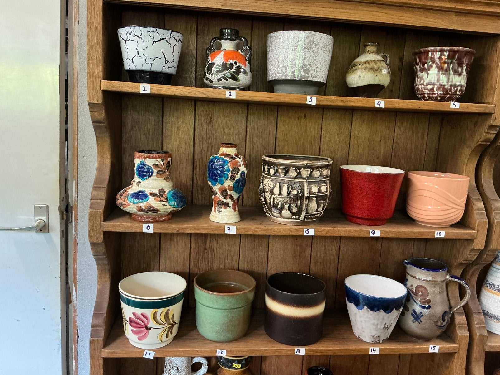 LET OP !!!!! UITZOEKEN 3 STUKS €12 EURO potten,vazen  W Ger, Ophalen of Verzenden