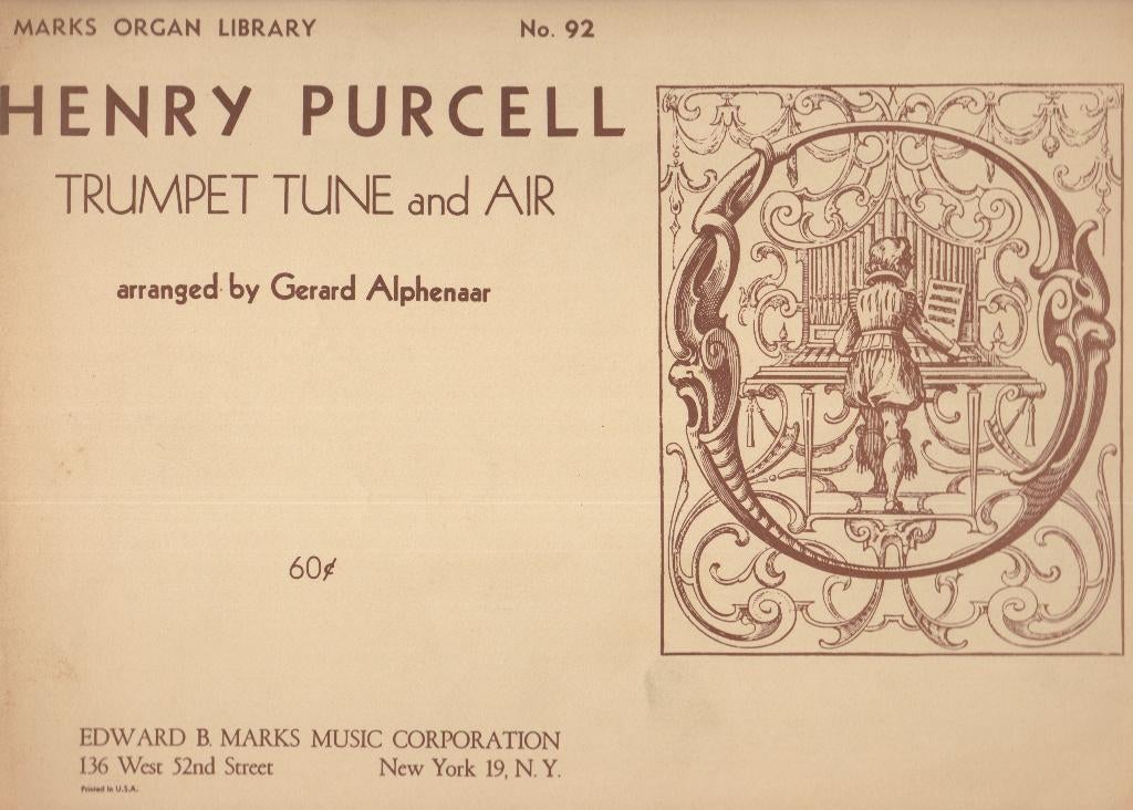 HENRY PURCHELL - TRUMPET TUNE and AIR, Muziek en Instrumenten, Ophalen of Verzenden, Gebruikt, Artiest of Componist, Populair