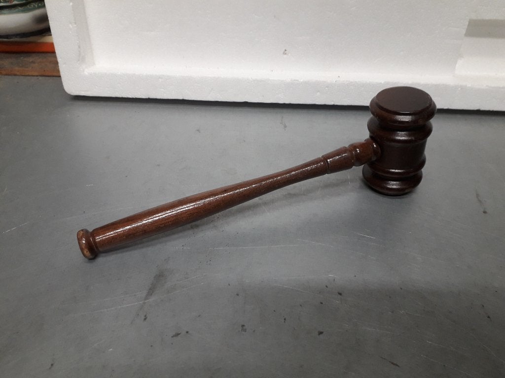 VINTAGE VEILING / VOORZITTERSHAMER in GOEDE STAAT voor 7 E, Ophalen of Verzenden
