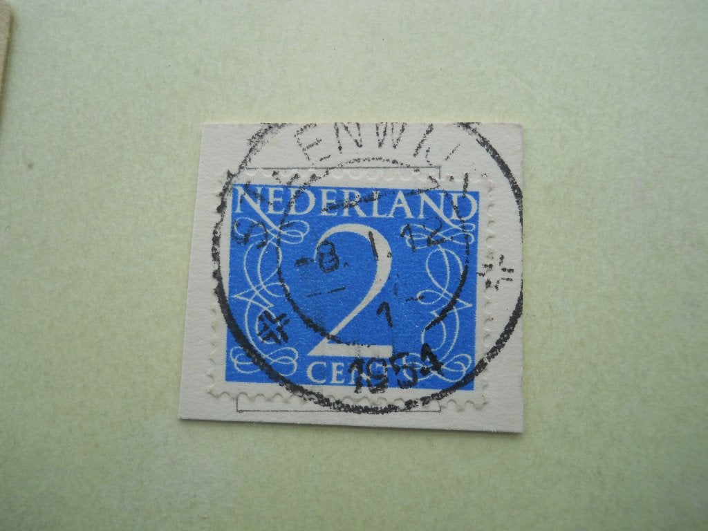 Nederland 1946 Cijfer Nvph.461 Rondstempel Steenwijk, Postzegels en Munten, Ophalen of Verzenden, Na 1940, Gestempeld