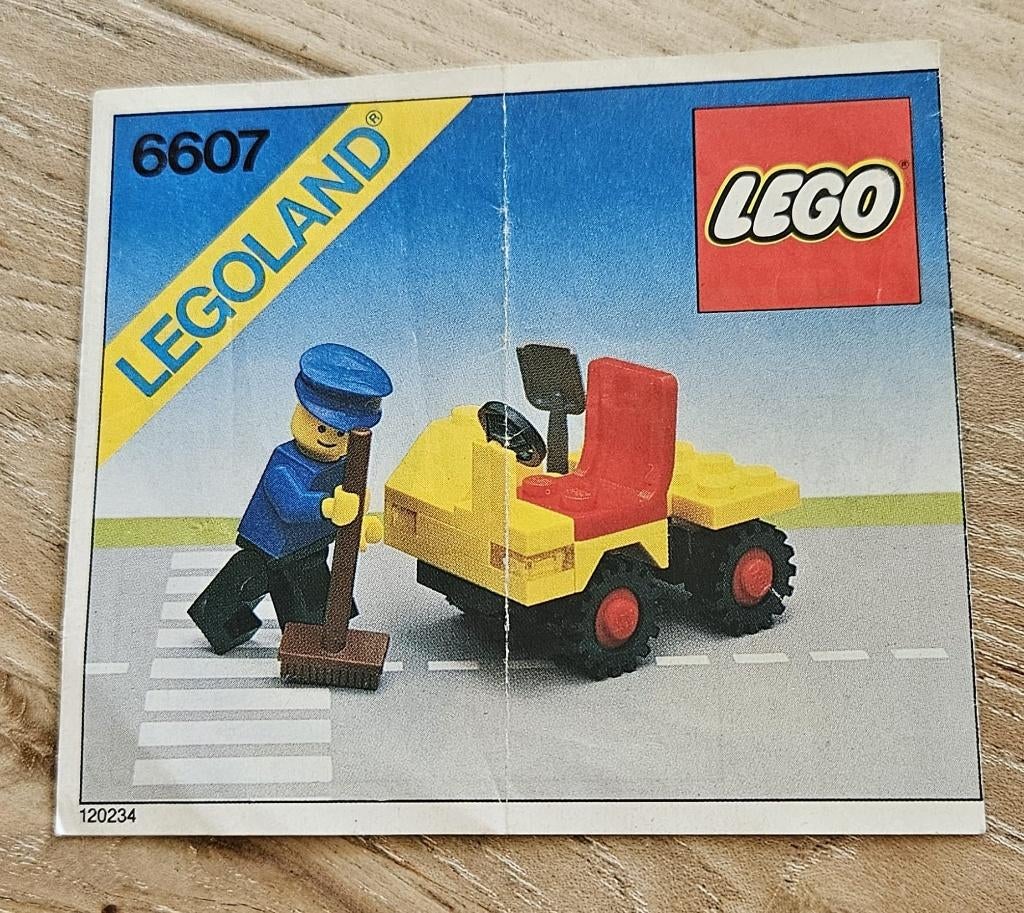 Lego 6607 Service Truck, Lego Classic Town, bouwinstructies, Overige thema's, Lego, Overige typen, Ophalen of Verzenden