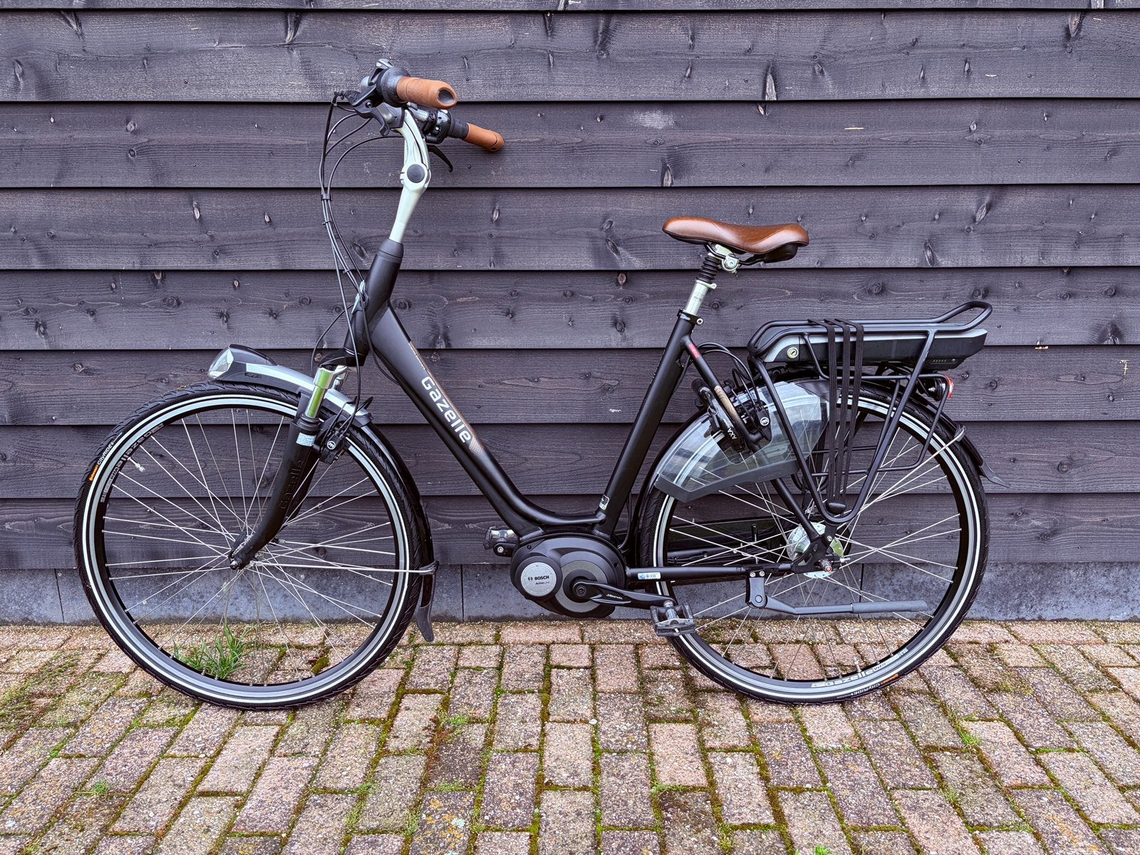 Gazelle Orange C7+HMB/Bosch Middenmotor/4800KM/400WH/ZGAN!!, Ophalen, Zo goed als nieuw, 50 km per accu of meer, 55 tot 59 cm