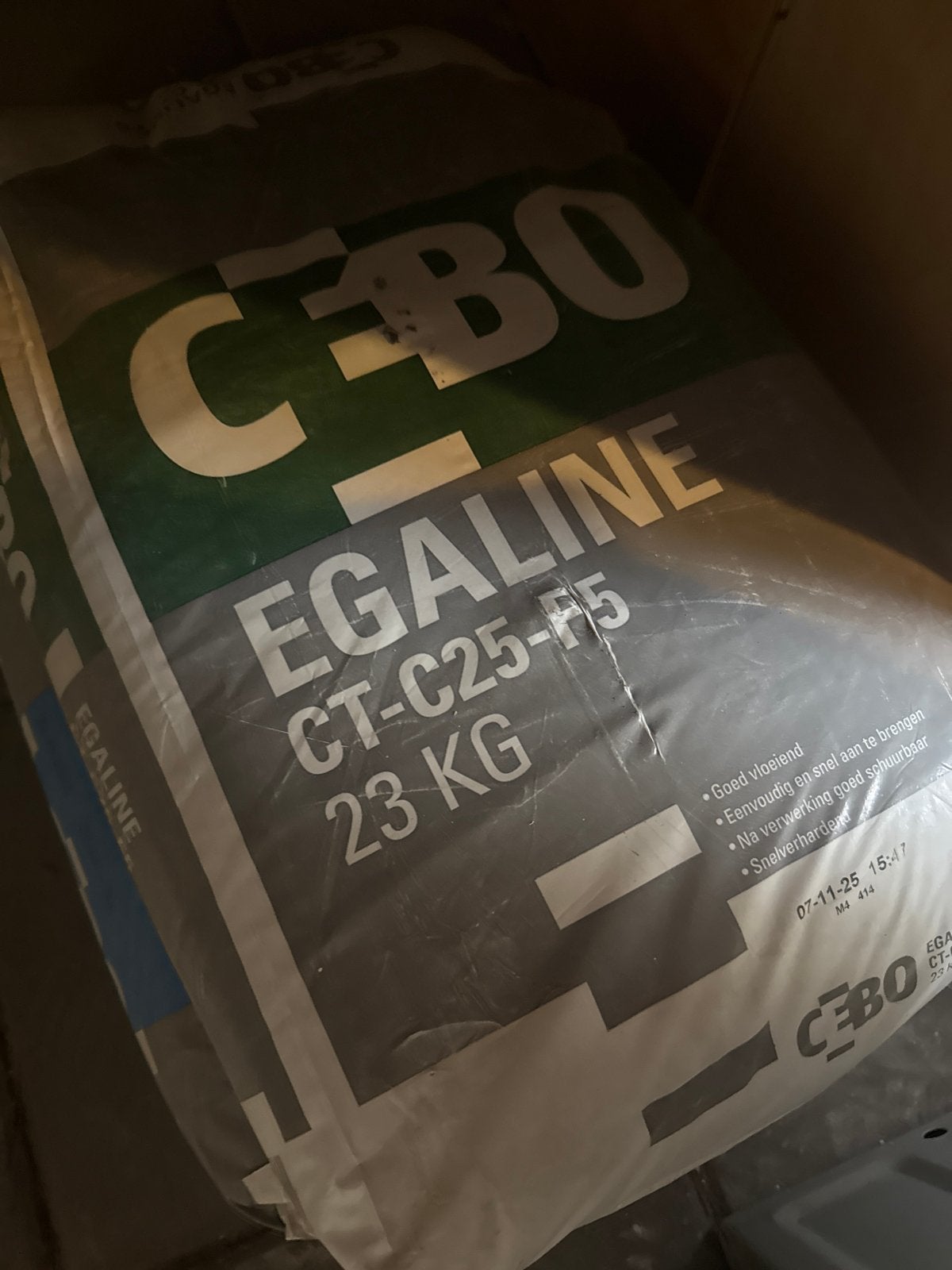 Cebo Egaline CT-C25-F5 - 23 KG, Ophalen of Verzenden, Nieuw, Overige typen
