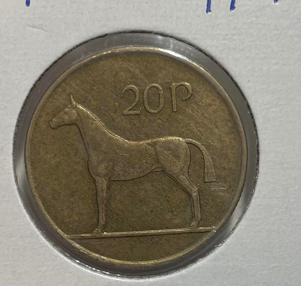 20 pence Ierland 1992, Postzegels en Munten, Ophalen of Verzenden, Overige landen