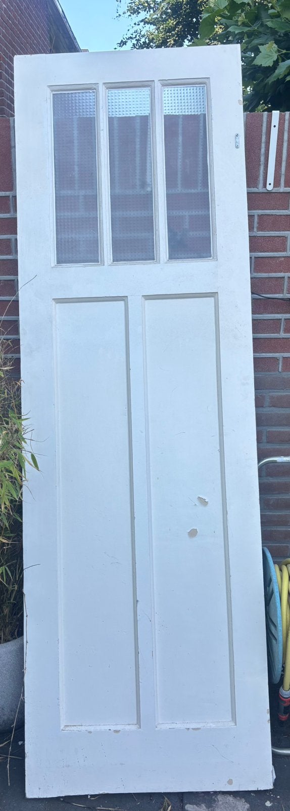 Klassieke jaren 30 deur, Doe-het-zelf en Verbouw, Deuren en Horren, Ophalen, Gebruikt, Minder dan 80 cm, Binnendeur