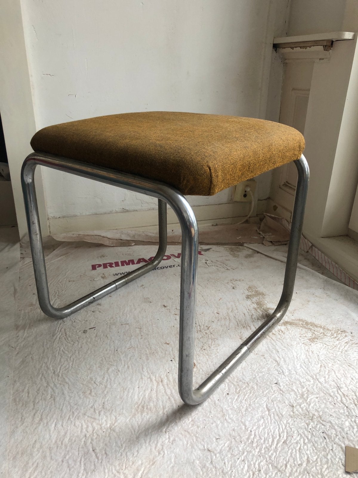 Oude buisframe kruk stijl Marcel Breuer B9, Ophalen, Minder dan 50 cm, Gebruikt, Bauhaus