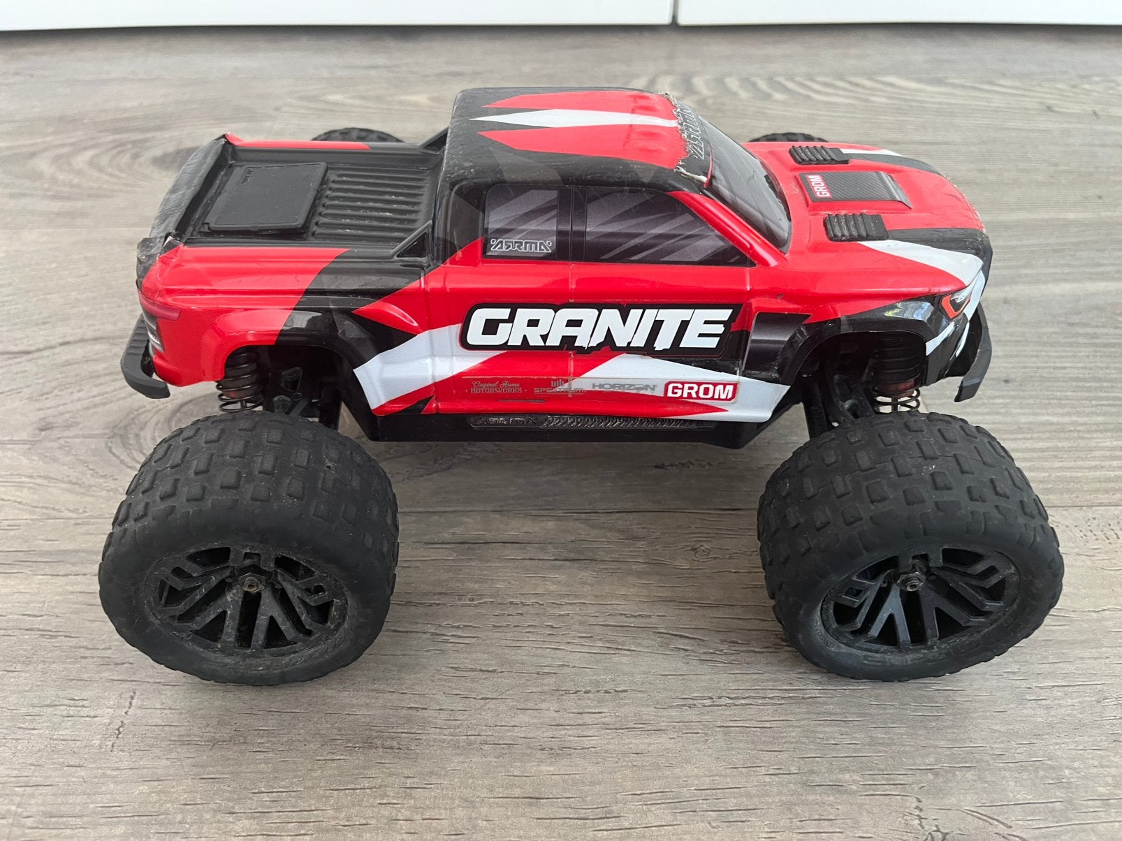 Arrma granite rc auto grom rtr 4wd, Elektro, Gebruikt, Auto offroad, Ophalen of Verzenden