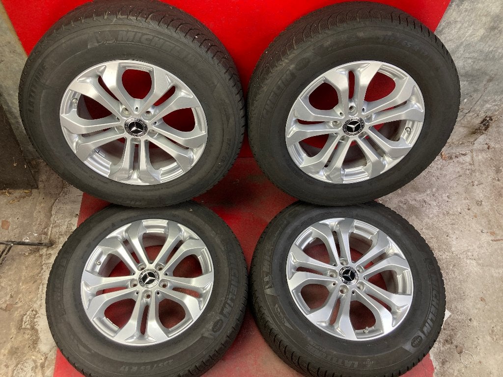 Winterbanden Mercedes GLC 235/65R17 Michelin, Gebruikt, ., Banden en Velgen, 17 inch