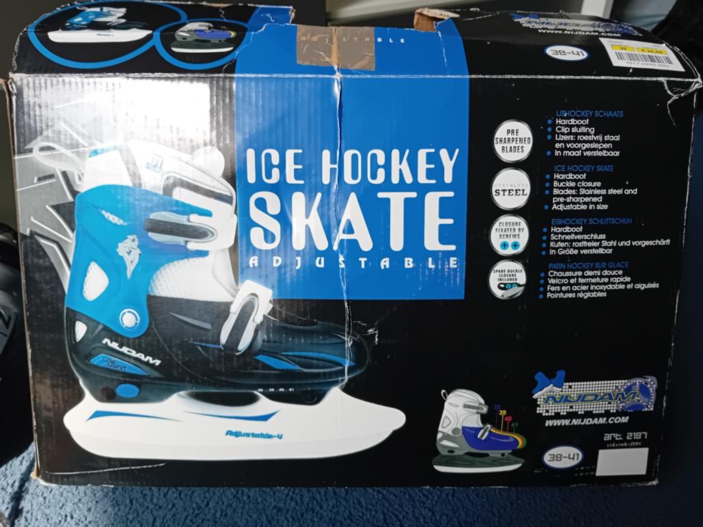 IJshockey schaatsen Nijdam verstelbaar 38-41, Sport en Fitness, Schaatsen, Ophalen of Verzenden, IJshockeyschaatsen, Nijdam