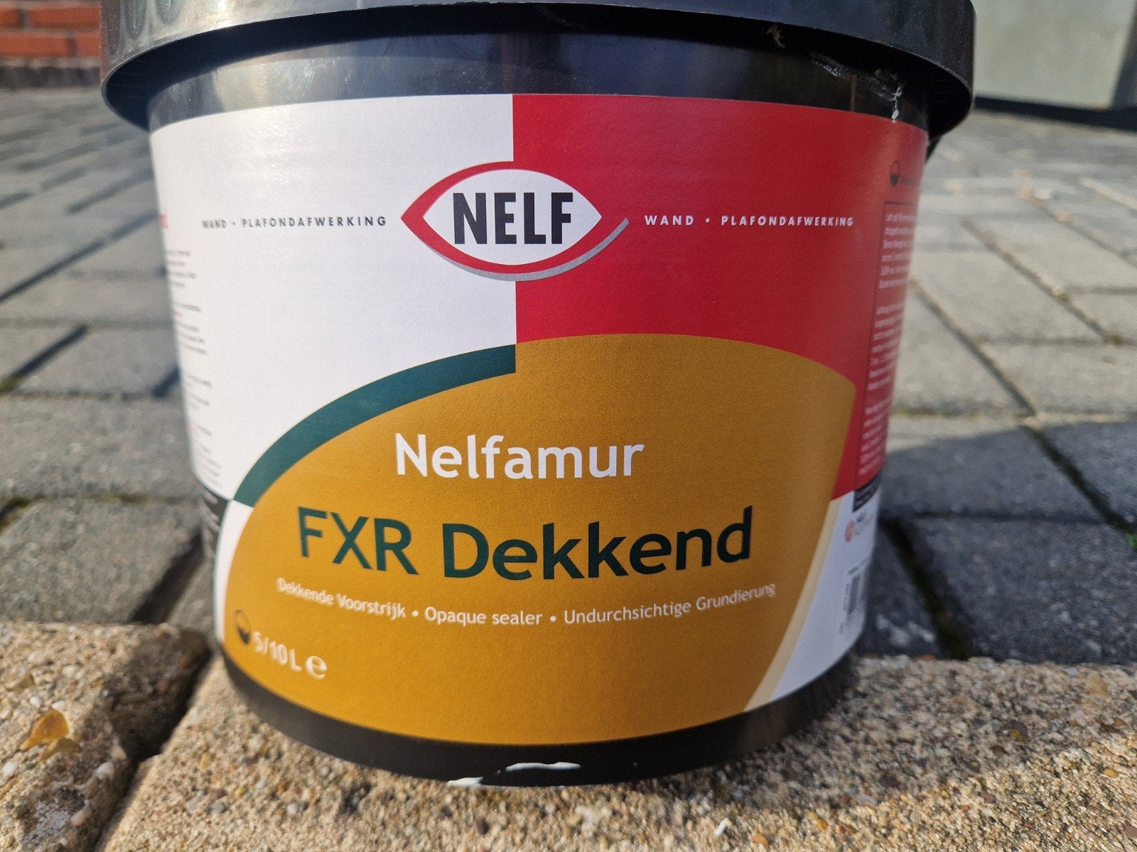 Nelf Nelfamur FXR Dekkend Voorstrijk Wit - 5/10 Liter, Ophalen, 5 tot 10 liter, Wit, Nieuw