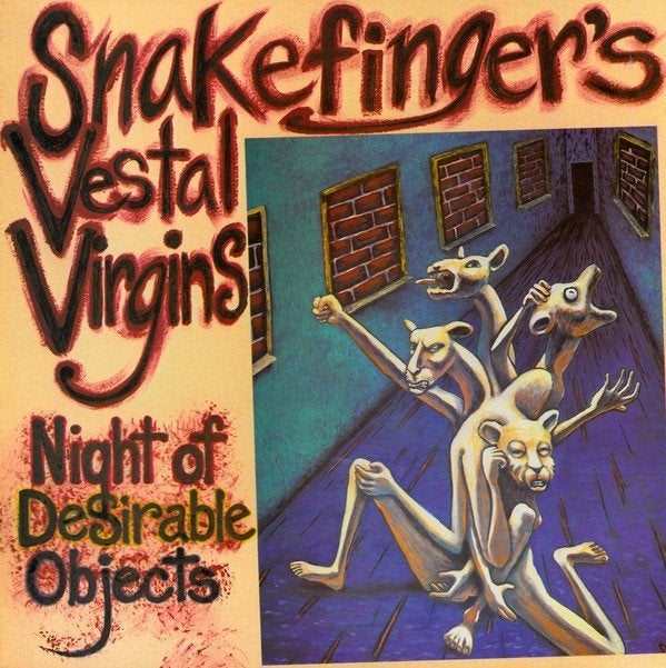 snakefingers vestal virgins/night of desirable objects-punk, LP, Gebruikt, Verzenden, Electronic Rock