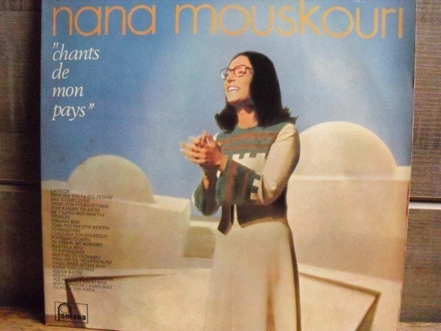 Nana Mouskouri "Chants De Mon Pays" LP, Gebruikt, Ophalen of Verzenden, 1970 - 1979, 12 inch