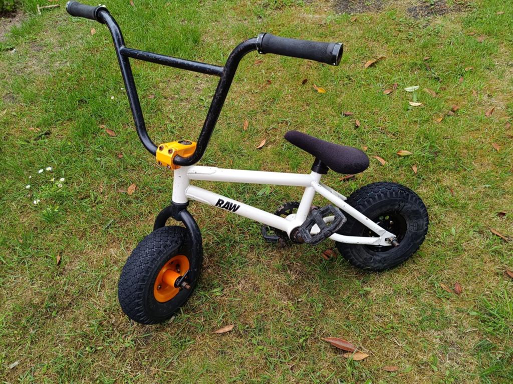 Mini bmx raw rocker wildcat, Fietsen en Brommers, Fietsen | Crossfietsen en BMX, Ophalen, Gebruikt, Staal, Minder dan 16 inch