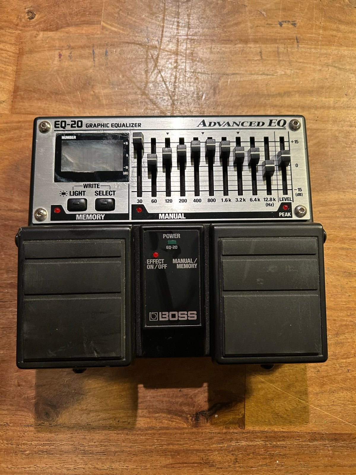 Boss EQ-20 Graphic Equalizer gitaar effectpedaal, Ophalen of Verzenden, Gebruikt, Equalizer