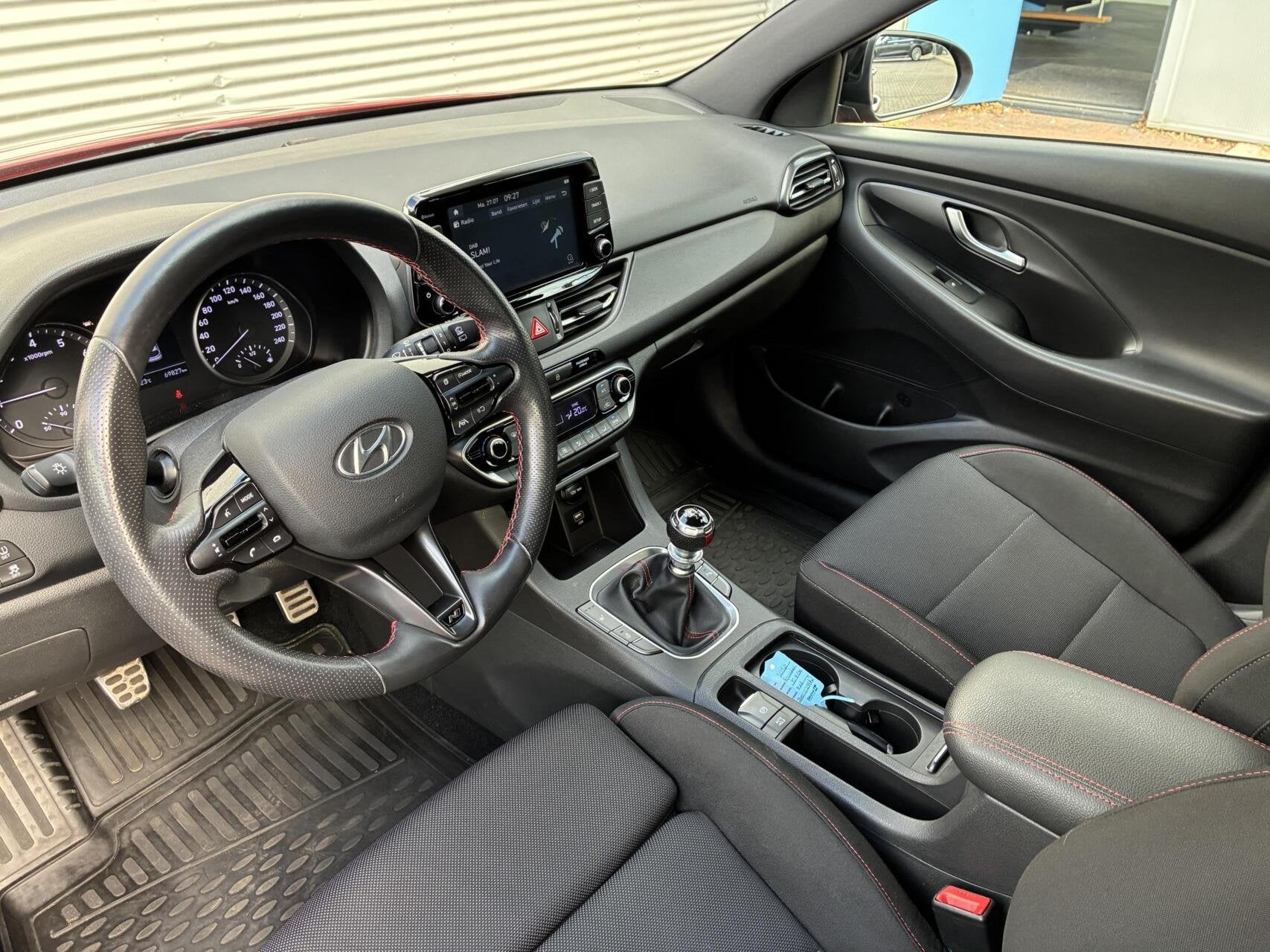 Hyundai I30 1.0 T-GDI N Line SW Cruise Led Carplay 69827 Km, Auto's, Dealer onderhouden, Stof, Gebruikt, Met garantie (alle)