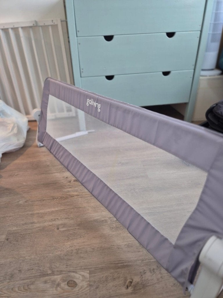Goliving bedhekje - Inklapbaar - 120cm - Grijs, Ophalen, Zo goed als nieuw, Minder dan 140 cm, Minder dan 70 cm