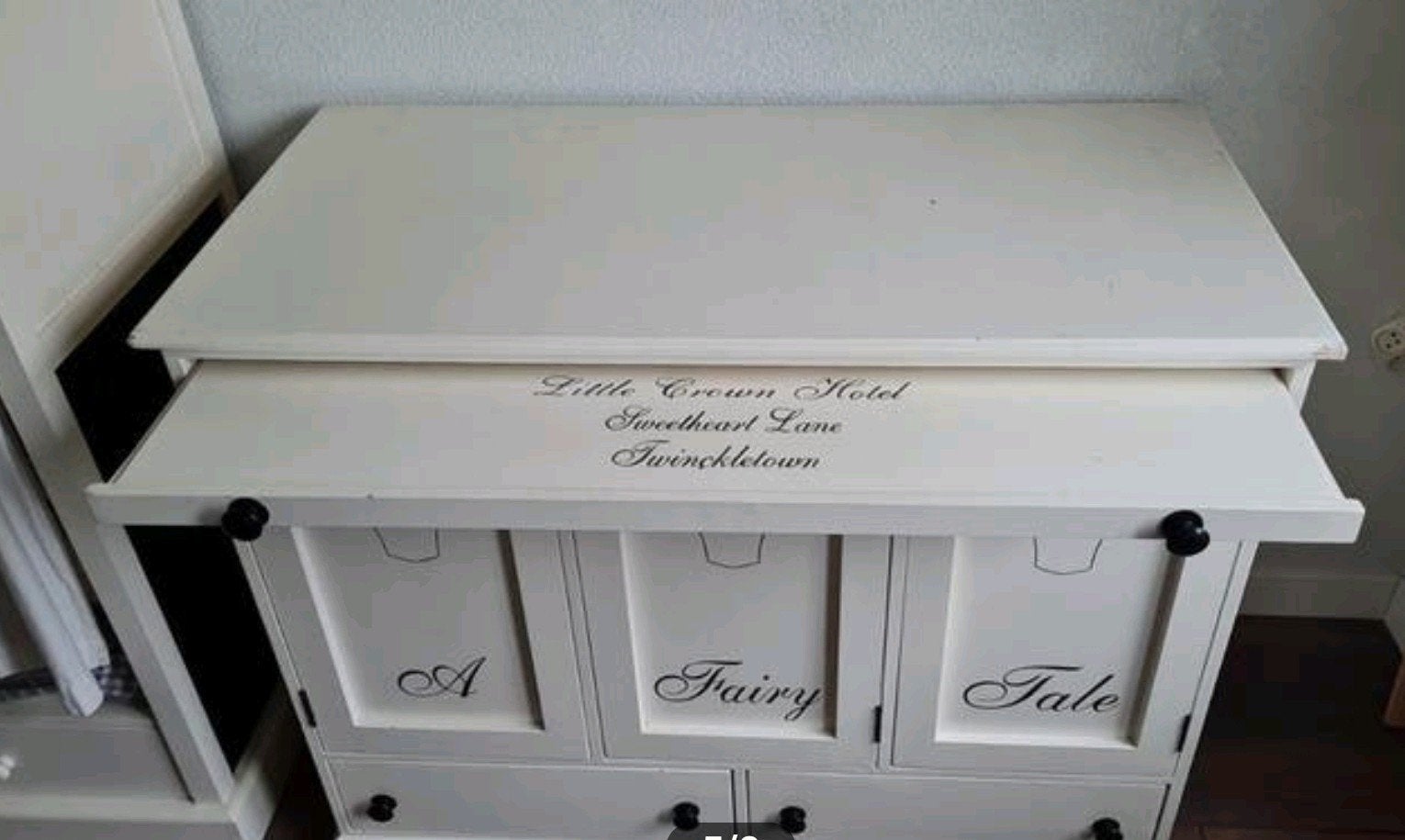 Riviera Maison Commode en HangKast Set met Plank, Ophalen, Gebruikt, 25 tot 50 cm, Minder dan 100 cm