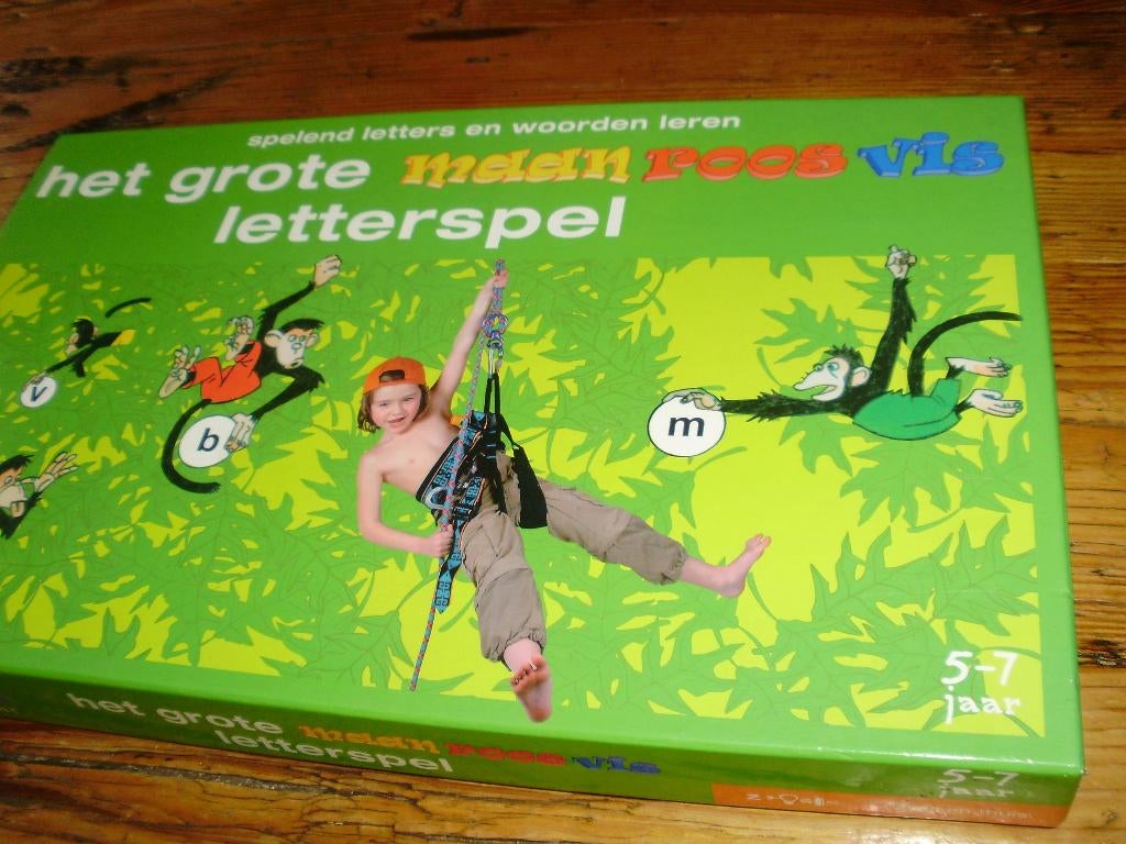 Het grote maan roos vis spel / Letterspel / spel / bordspel, Ophalen of Verzenden, Gebruikt