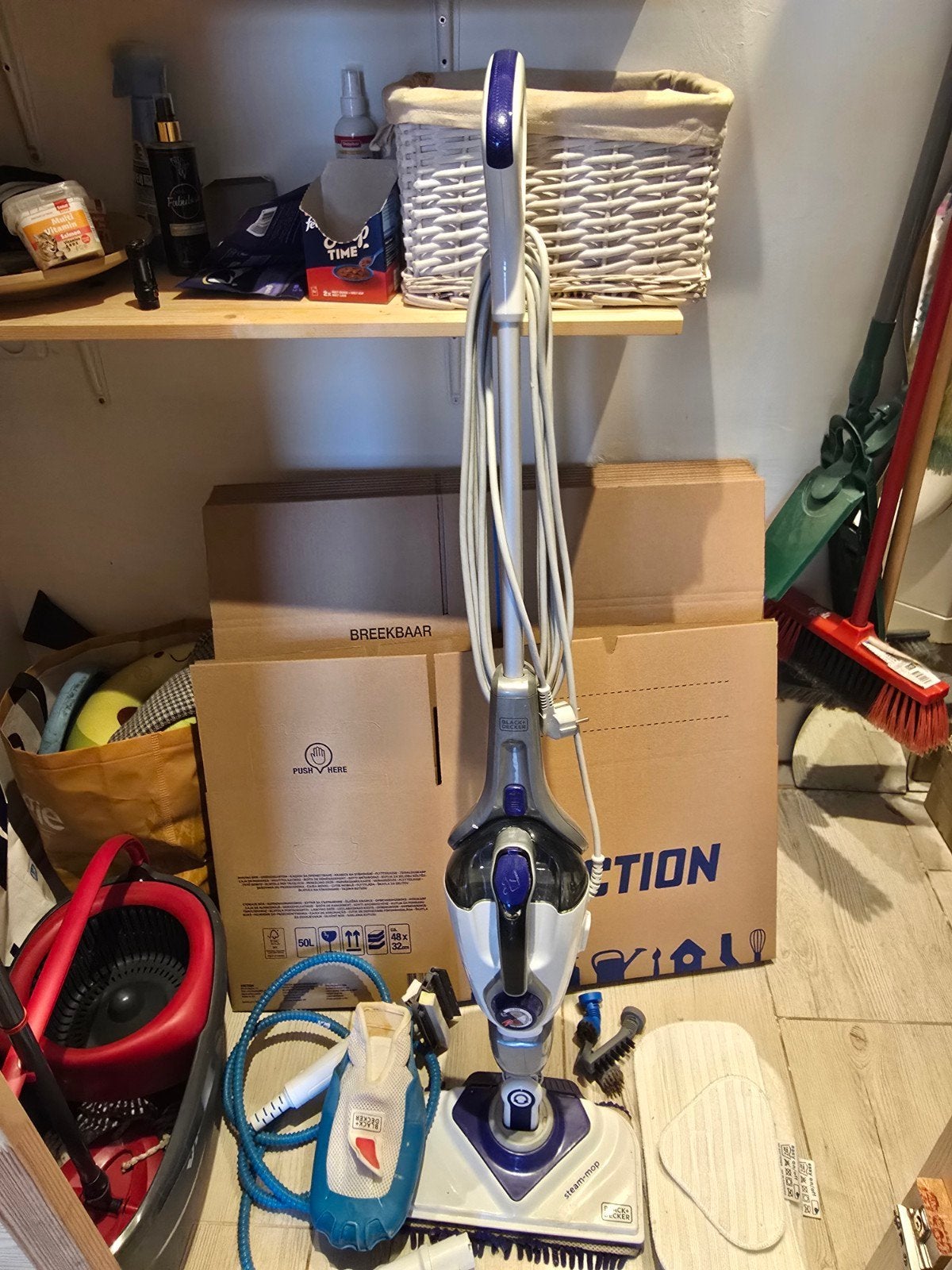 black and decker steamer, Minder dan 4 kg, Ophalen, Minder dan 85 cm