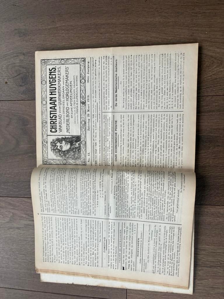 Christiaan Huygens vakblad voor uurwerkmakers, Ophalen