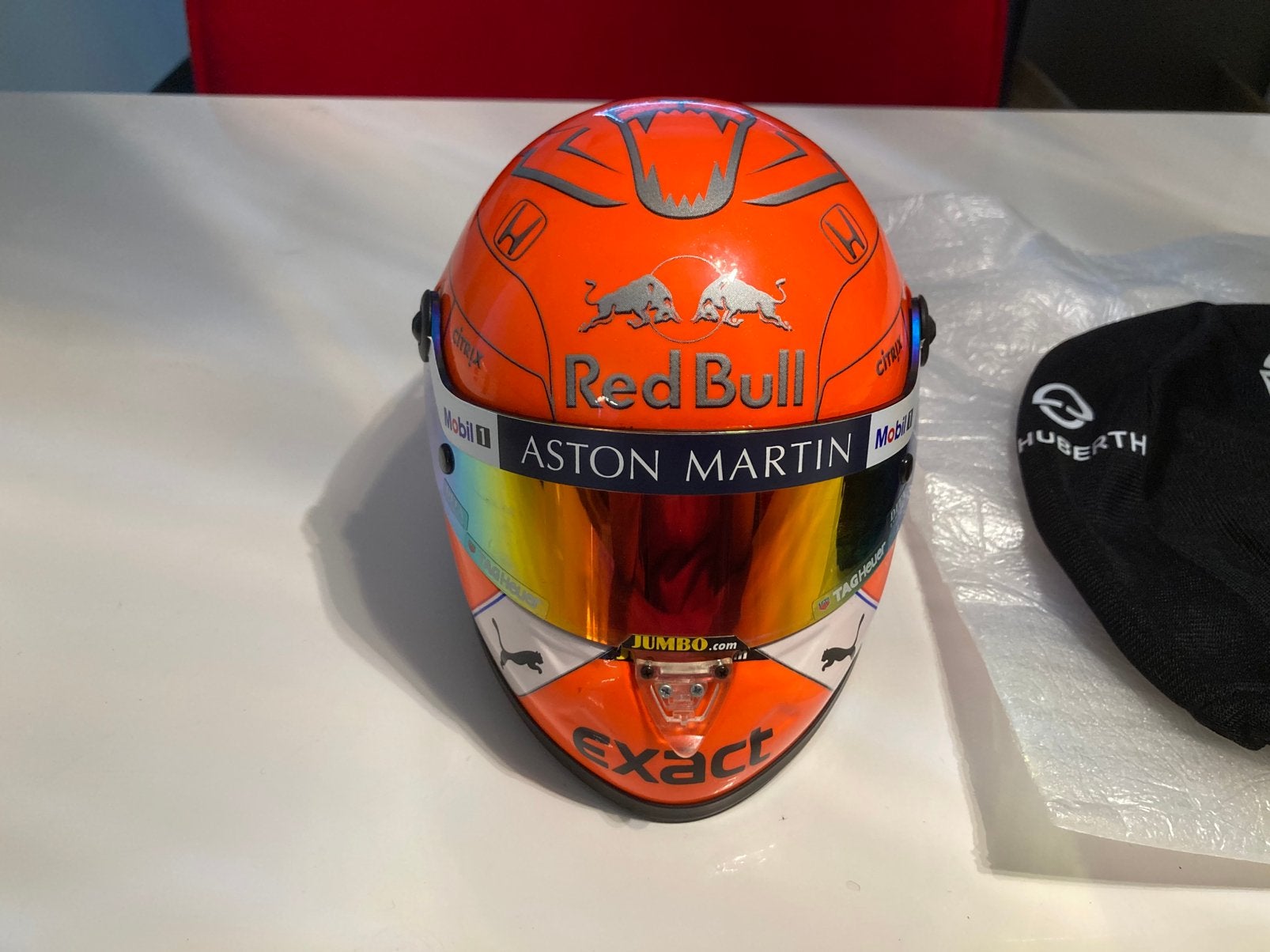 Max Verstappen helm 1/2 spa 2019, Ophalen of Verzenden, Zo goed als nieuw, Formule 1