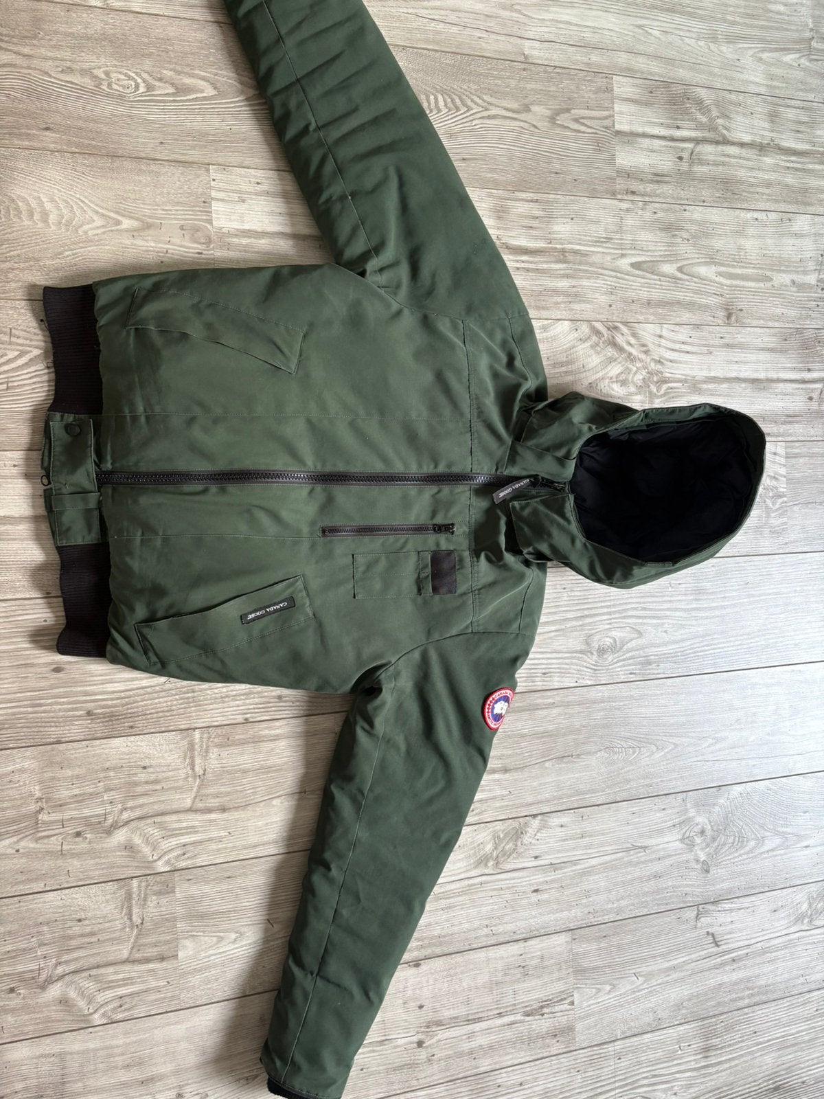 Canada goose bomberjack groen, Kleding | Heren, Ophalen of Verzenden, Zo goed als nieuw, Maat 48/50 (M), Groen