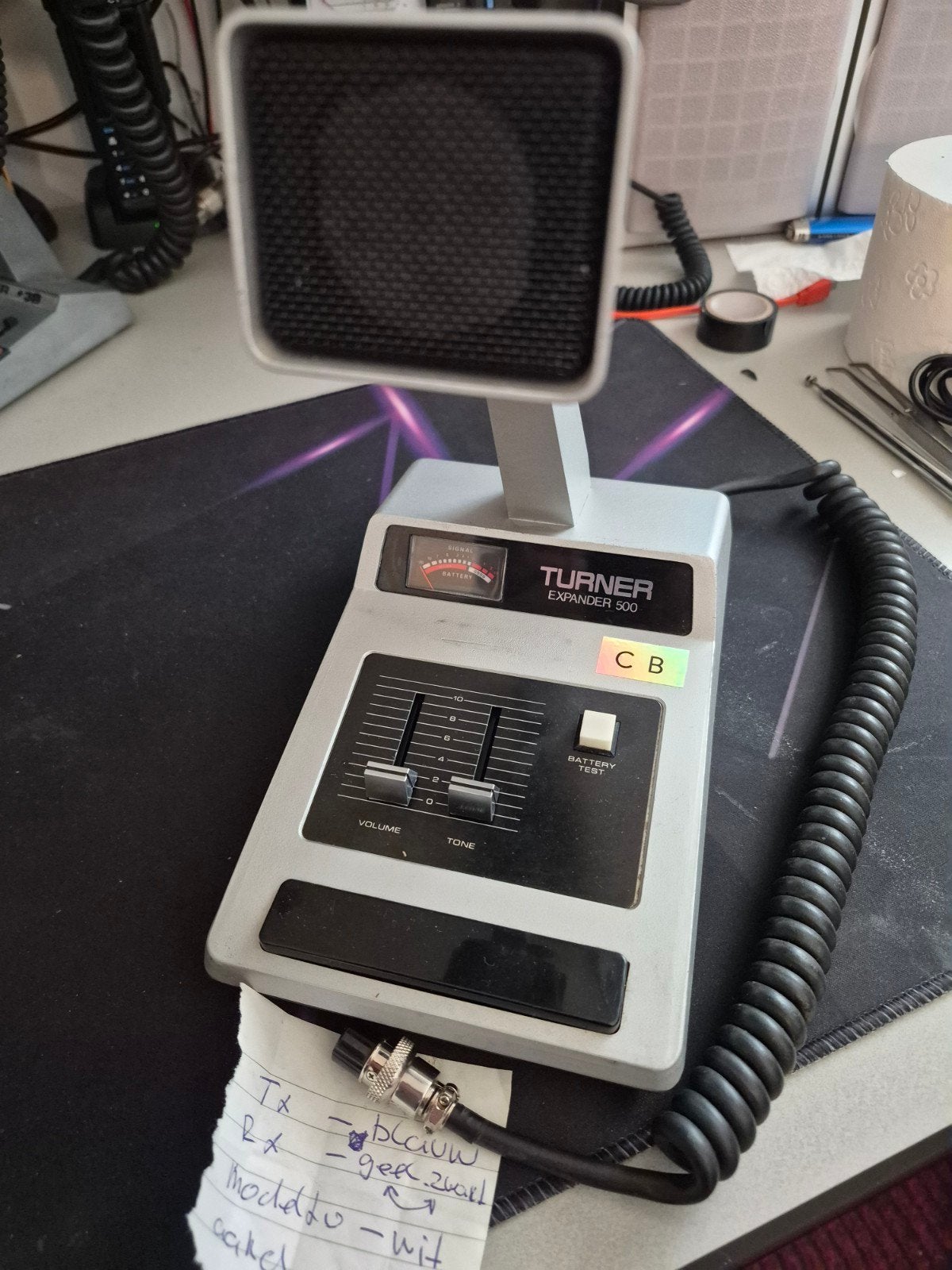 Turner Expander 500 CB Microfoon in zeer goede staat, Ophalen of Verzenden, Zo goed als nieuw