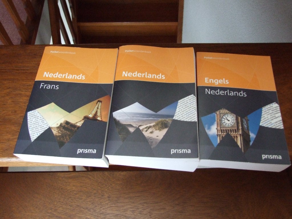Prisma 3 woordenboek EN-NED, NED en NED - FRANS, Ophalen of Verzenden, Zo goed als nieuw, Prisma of Spectrum, Frans