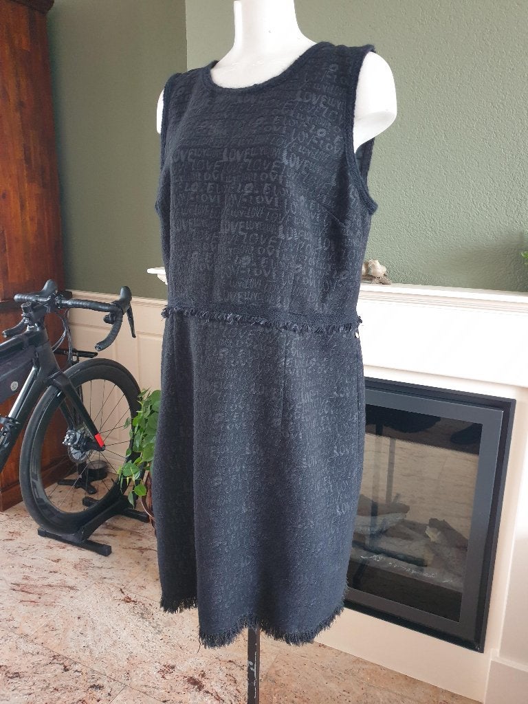 River Woods schitterende jurk love 46 XXL XL, Verzenden, River Woods, Zwart, Maat 42/44 (L)