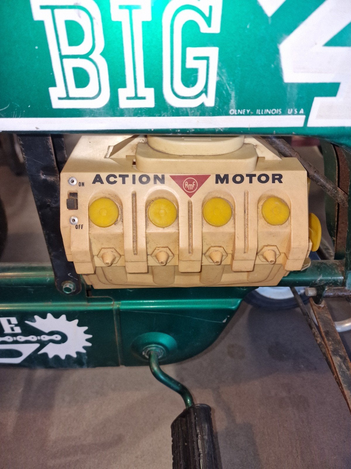 big 4 traptractor  met motor 1971, Antiek en Kunst, Ophalen
