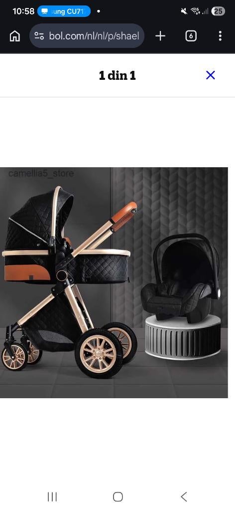 3-in-1 Combi Kinderwagen, Gebruikt, Met autostoeltje, Ophalen, Kinderwagen