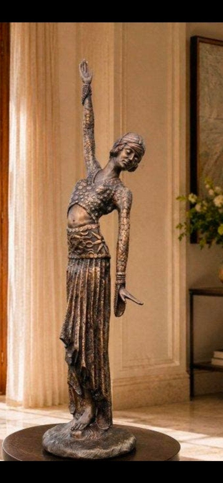 super groot brons beeld 115 cm, Antiek en Kunst, Kunst | Beelden en Houtsnijwerken, Ophalen
